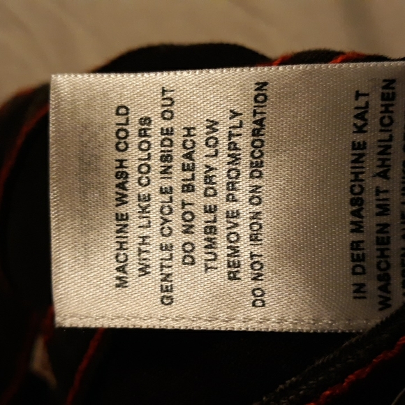 Straight jeans w/red stitching - Picture 11 of 13